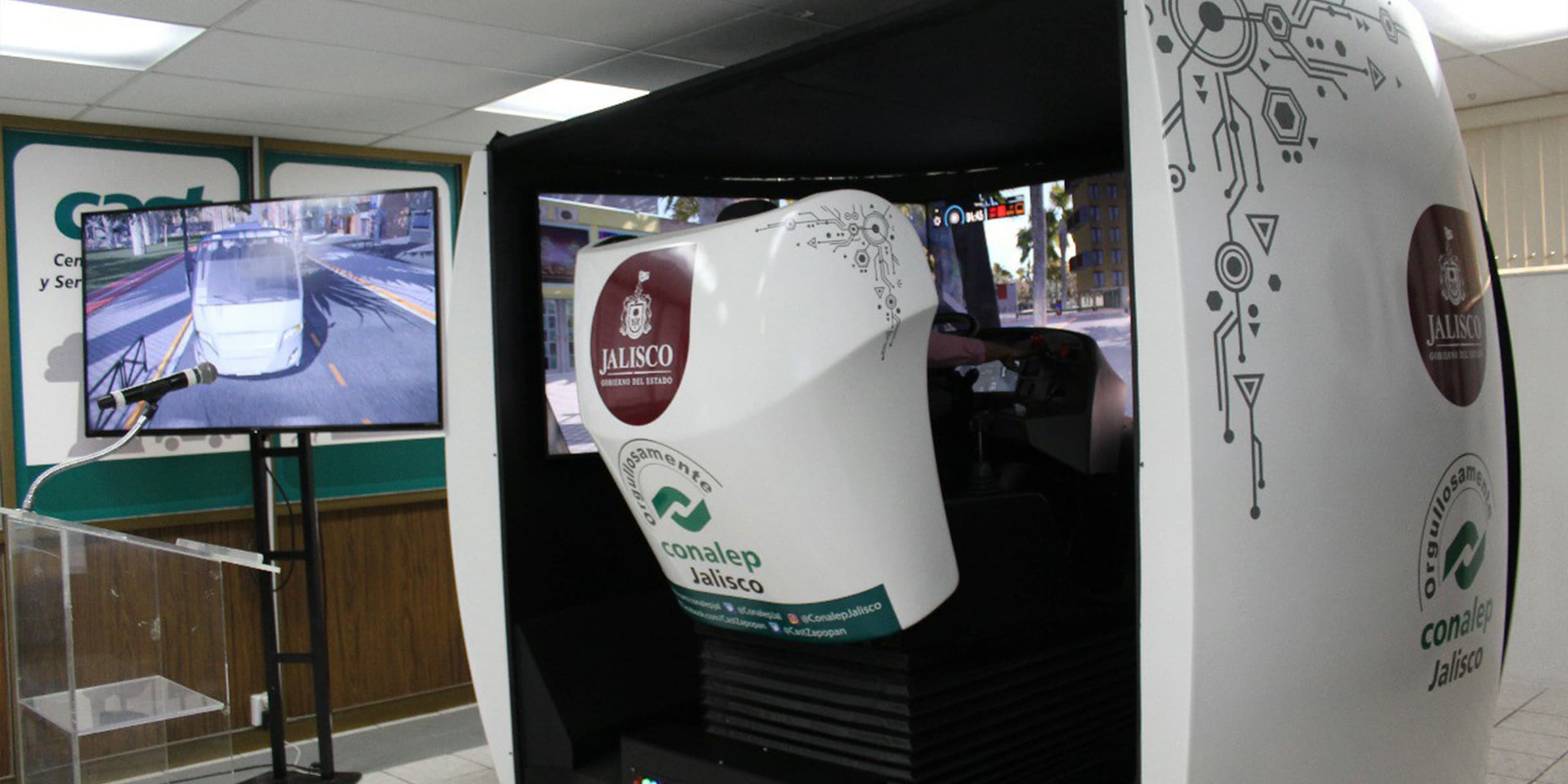 Simulation of a real accident from the client's operation in the APEX bus simulator