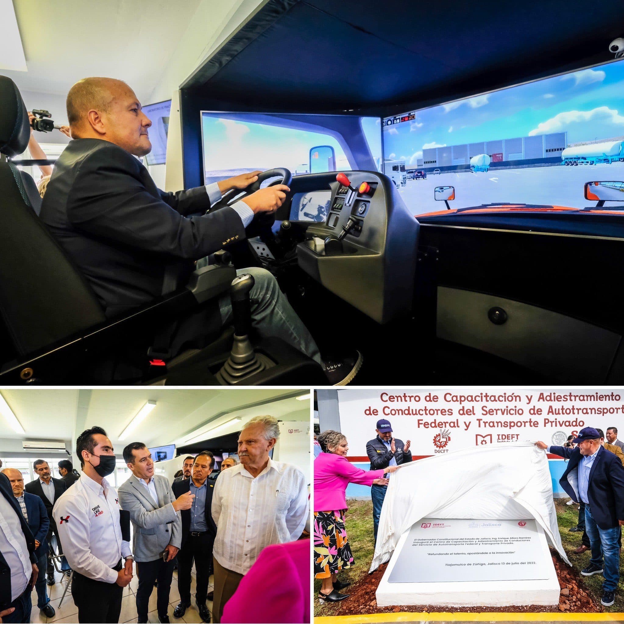 INAUGURACIÓN DE CENTRO DE CAPACITACIÓN EN JALISCO CON SIMULADOR DE AUTOTRANSPORTE