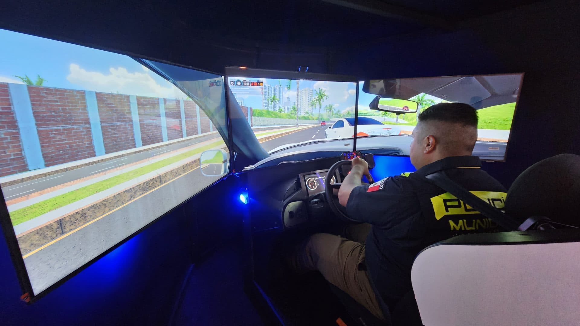 La Academia de Policía de Puebla consolida su modelo formativo con simulación táctica de conducción